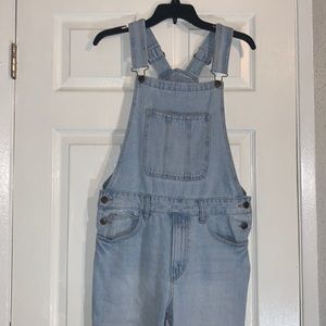 Light blue overalls
